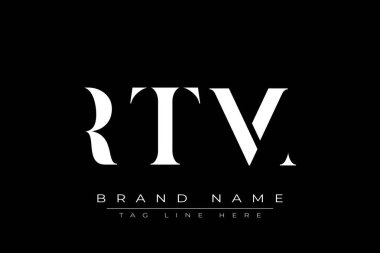 RTM soyut harf logosu tasarımı. Bu logo üç soyut harf tarafından tasarlanmıştır..