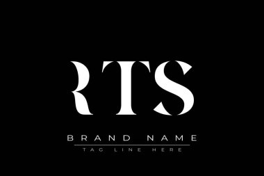 RTS soyut harf logosu tasarımı. Bu logo üç soyut harf tarafından tasarlanmıştır..