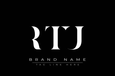 RTU soyut harf logosu tasarımı. Bu logo üç soyut harf tarafından tasarlanmıştır..