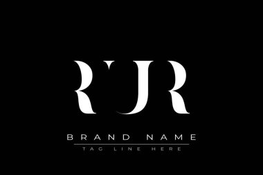 RUR soyut harf logosu tasarımı. Bu logo üç soyut harf tarafından tasarlanmıştır..