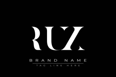 RUX soyut harf logosu tasarımı. Bu logo üç soyut harf tarafından tasarlanmıştır..