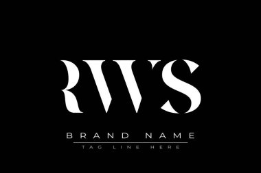 RWS soyut harf logosu tasarımı. Bu logo üç soyut harf tarafından tasarlanmıştır..