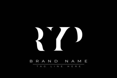 RYP soyut harf logosu tasarımı. Bu logo üç soyut harf tarafından tasarlanmıştır..
