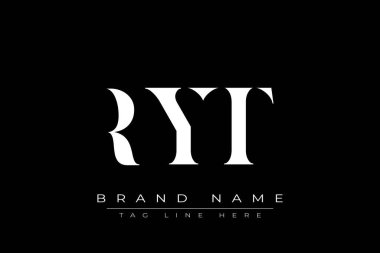 RYT soyut harf logosu tasarımı. Bu logo üç soyut harf tarafından tasarlanmıştır..