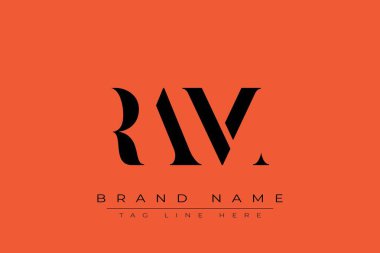 RAM soyut harf logosu tasarımı. Bu logo üç soyut harf tarafından tasarlanmıştır..