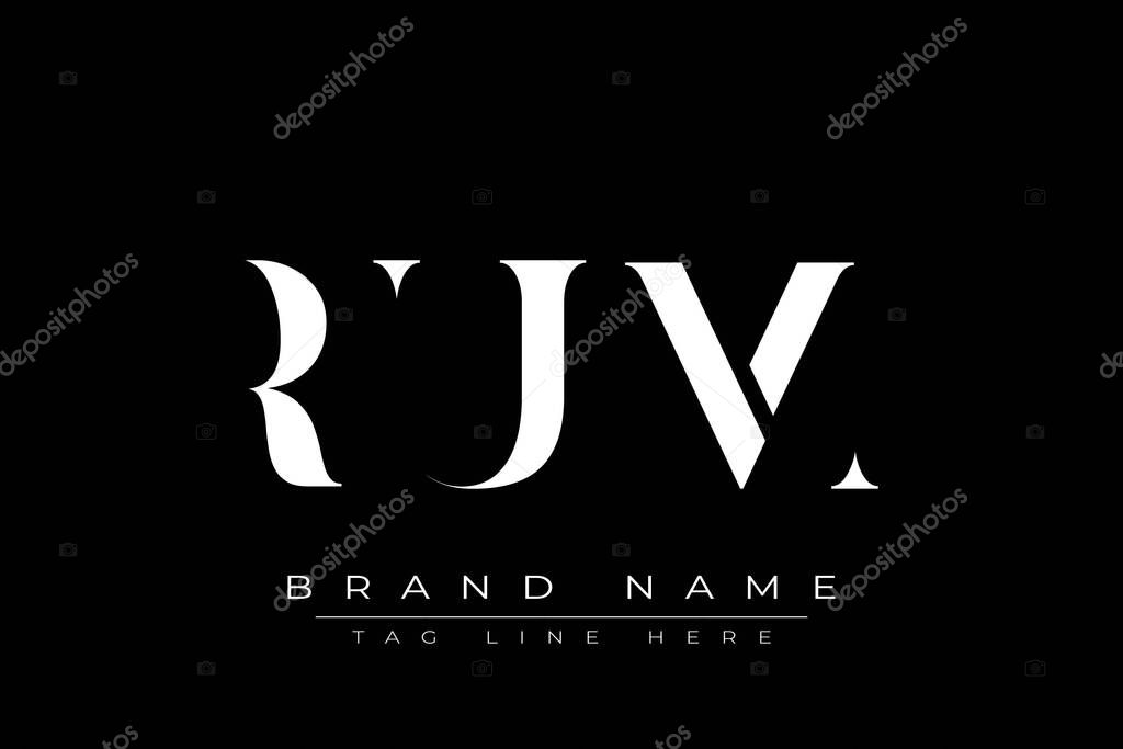 RUM abstract letter logo design. This logo is designed by three abstract letters.