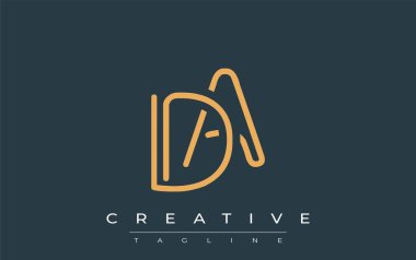 Savcılık Minimalist Çizgi Sanat Logosu Tasarımı ve Soyut Harfler. Gösterişli bir sanat tarzına sahip soyut minimalist logo tasarımı.