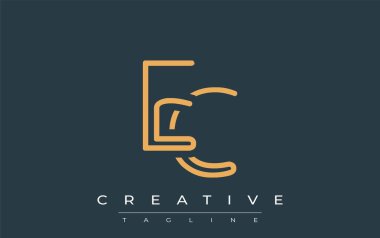 AK Minimalist Çizgi Sanat Logosu Tasarımı ve Soyut Harfler. Gösterişli bir sanat tarzına sahip soyut minimalist logo tasarımı.