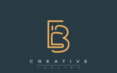 Soyut Harflerle EB Minimalist Çizgi Sanat Logosu Tasarımı. Gösterişli bir sanat tarzına sahip soyut minimalist logo tasarımı.