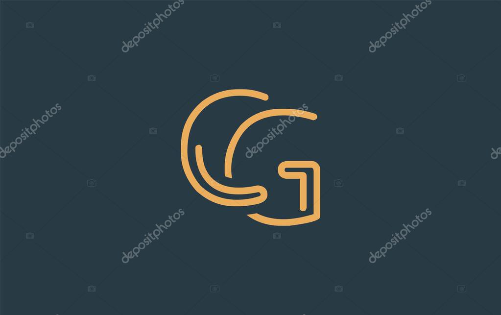 CG Minimalistic Line Art Logo Design with Abstract Lettering. Abstract minimalistic logo design featuring a sleek line art style.