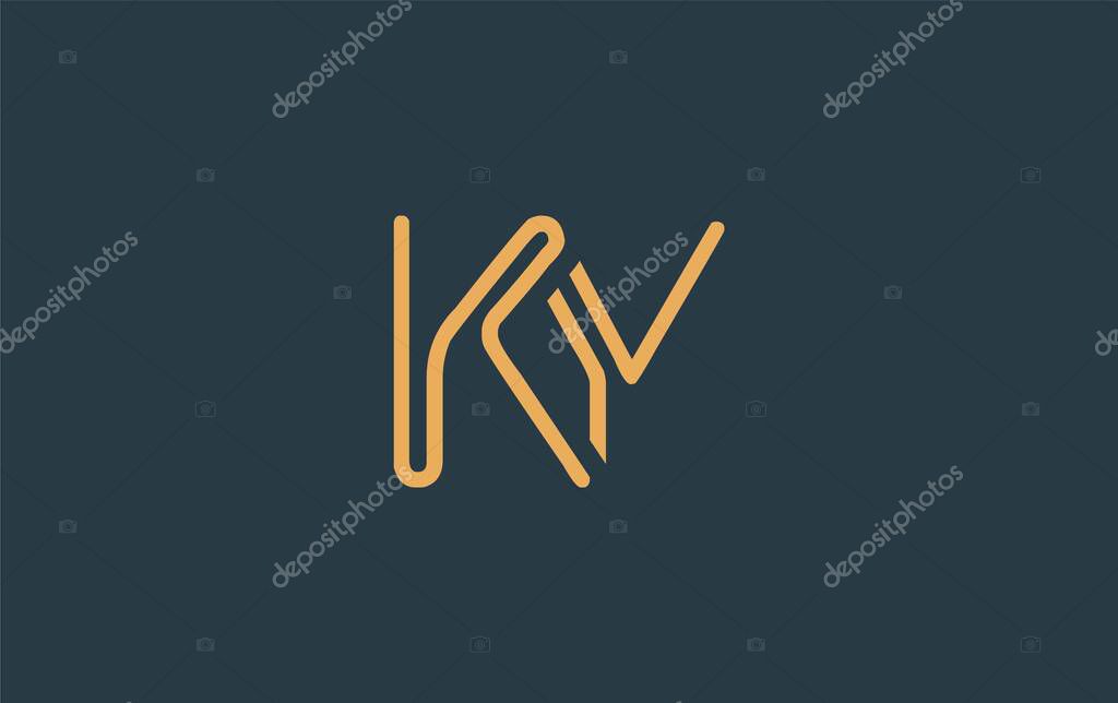KY Minimalistic Line Art Logo Design with Abstract Lettering. Abstract minimalistic logo design featuring a sleek line art style.