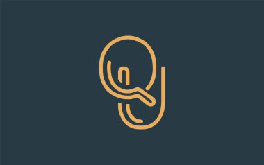 OU Minimalist Çizgi Sanat Logosu Tasarımı ve Soyut Harfler. Gösterişli bir sanat tarzına sahip soyut minimalist logo tasarımı.