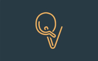 harf r ve alfabe tasarım logo simgesi