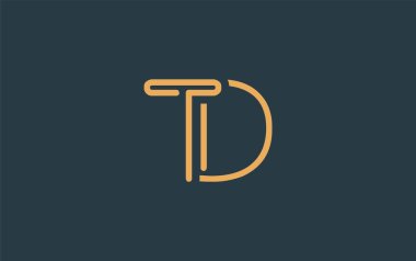 Soyut Harflerle Minimalist Çizgi Sanat Logosu Tasarımı. Gösterişli bir sanat tarzına sahip soyut minimalist logo tasarımı.
