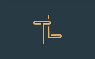 Soyut Harflerle Minimalist Çizgi Sanat Logosu Tasarımı. Gösterişli bir sanat tarzına sahip soyut minimalist logo tasarımı.