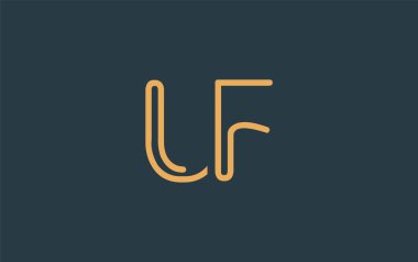 Soyut Harflerle UF Minimalist Çizgi Sanat Logosu Tasarımı. Gösterişli bir sanat tarzına sahip soyut minimalist logo tasarımı.