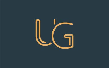 Soyut Harflerle UG Minimalist Çizgi Sanat Logosu Tasarımı. Gösterişli bir sanat tarzına sahip soyut minimalist logo tasarımı.