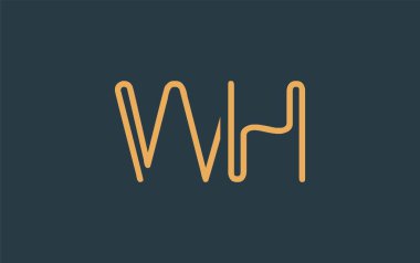 Soyut Harflerle Minimalist Çizgi Sanat Logosu Tasarımı. Gösterişli bir sanat tarzına sahip soyut minimalist logo tasarımı.