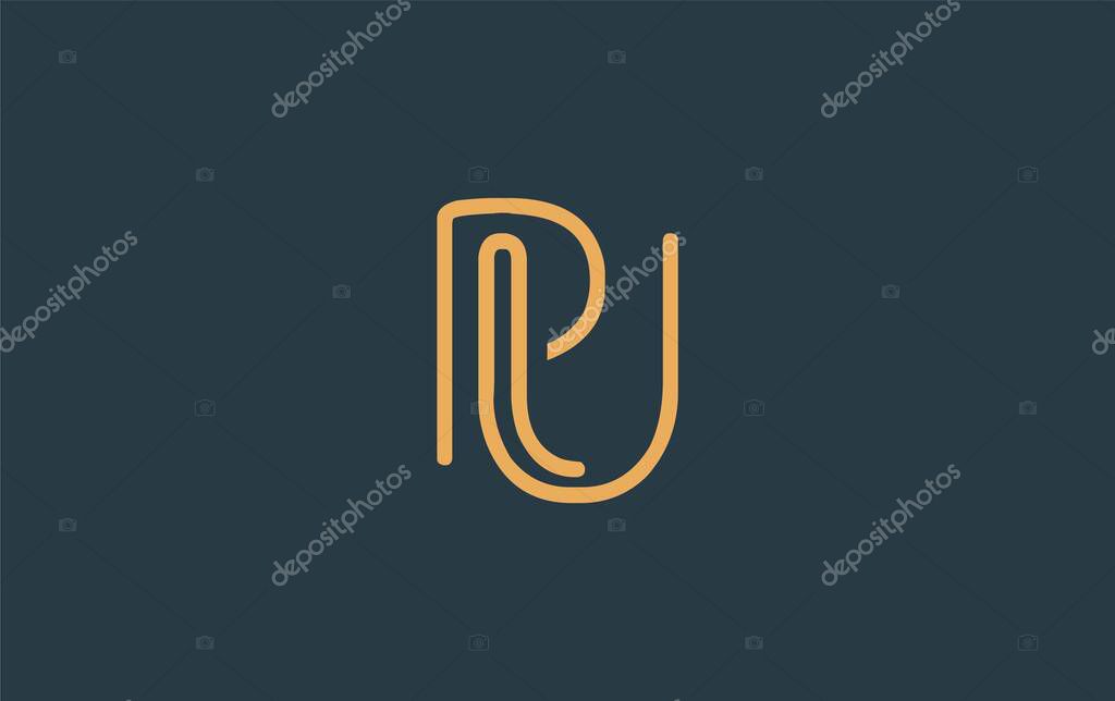 PU Minimalistic Line Art Logo Design with Abstract Lettering. Abstract minimalistic logo design featuring a sleek line art style.