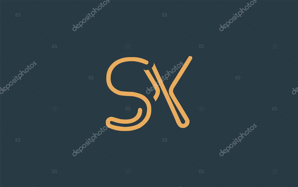 SX Minimalistic Line Art Logo Design with Abstract Lettering. Abstract minimalistic logo design featuring a sleek line art style.