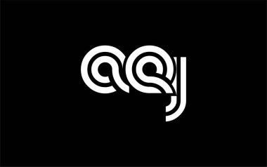AEJ Yaratıcı Eşsiz Modern Harf Logosu Tasarımı. Benzersiz bir harf dizaynına sahip stilize logo, soyut minimalist estetik ve modern cazibe sunar.