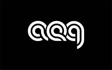 AEQ Yaratıcı Eşsiz Modern Harf Logosu Tasarımı. Benzersiz bir harf dizaynına sahip stilize logo, soyut minimalist estetik ve modern cazibe sunar.