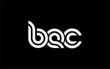 BEC Yaratıcı Eşsiz Modern Harf Logosu Tasarımı. Benzersiz bir harf dizaynına sahip stilize logo, soyut minimalist estetik ve modern cazibe sunar.