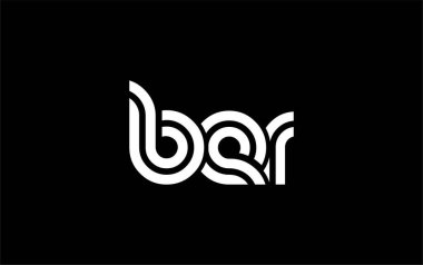 BER Yaratıcı Eşsiz Modern Harf Logosu Tasarımı. Benzersiz bir harf dizaynına sahip stilize logo, soyut minimalist estetik ve modern cazibe sunar.