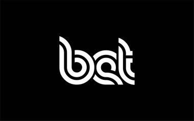 BET Yaratıcı Eşsiz Modern Harf Logosu Tasarımı. Benzersiz bir harf dizaynına sahip stilize logo, soyut minimalist estetik ve modern cazibe sunar.