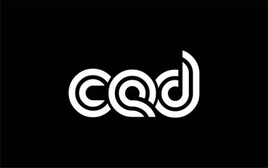 CED Yaratıcı Eşsiz Modern Harf Logosu Tasarımı. Benzersiz bir harf dizaynına sahip stilize logo, soyut minimalist estetik ve modern cazibe sunar.