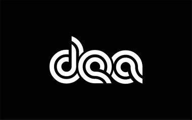 DEA Yaratıcı Eşsiz Modern Harf Logosu Tasarımı. Benzersiz bir harf dizaynına sahip stilize logo, soyut minimalist estetik ve modern cazibe sunar.