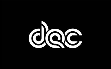 DEC Yaratıcı Eşsiz Modern Harf Logosu Tasarımı. Benzersiz bir harf dizaynına sahip stilize logo, soyut minimalist estetik ve modern cazibe sunar.