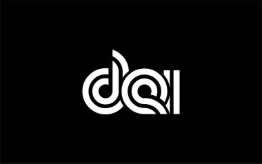 DEI Yaratıcı Eşsiz Modern Harf Logosu Tasarımı. Benzersiz bir harf dizaynına sahip stilize logo, soyut minimalist estetik ve modern cazibe sunar.