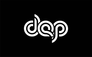 DEP Yaratıcı Eşsiz Modern Harf Logosu Tasarımı. Benzersiz bir harf dizaynına sahip stilize logo, soyut minimalist estetik ve modern cazibe sunar.