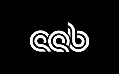 AÇB Yaratıcı Eşsiz Modern Harf Logosu Tasarımı. Benzersiz bir harf dizaynına sahip stilize logo, soyut minimalist estetik ve modern cazibe sunar.