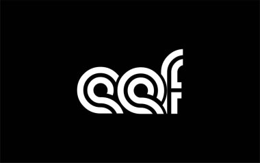 EEF Yaratıcı Eşsiz Modern Harf Logosu Tasarımı. Benzersiz bir harf dizaynına sahip stilize logo, soyut minimalist estetik ve modern cazibe sunar.