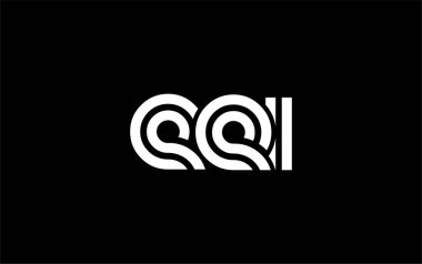 EEI Yaratıcı Eşsiz Modern Harf Logosu Tasarımı. Benzersiz bir harf dizaynına sahip stilize logo, soyut minimalist estetik ve modern cazibe sunar.