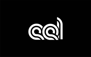 EEL Yaratıcı Eşsiz Modern Harf Logosu Tasarımı. Benzersiz bir harf dizaynına sahip stilize logo, soyut minimalist estetik ve modern cazibe sunar.