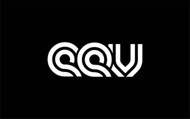 AÇV Yaratıcı Eşsiz Modern Harf Logosu Tasarımı. Benzersiz bir harf dizaynına sahip stilize logo, soyut minimalist estetik ve modern cazibe sunar.