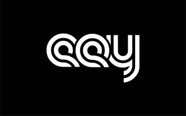 EEY Yaratıcı Eşsiz Modern Harf Logosu Tasarımı. Benzersiz bir harf dizaynına sahip stilize logo, soyut minimalist estetik ve modern cazibe sunar.