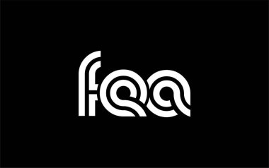 FEA Yaratıcı Eşsiz Modern Harf Logosu Tasarımı. Benzersiz bir harf dizaynına sahip stilize logo, soyut minimalist estetik ve modern cazibe sunar.