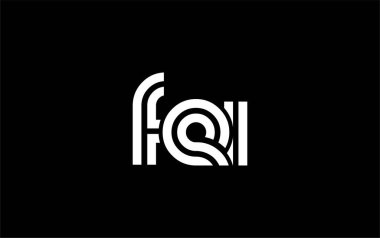 FEI Yaratıcı Eşsiz Modern Harf Logosu Tasarımı. Benzersiz bir harf dizaynına sahip stilize logo, soyut minimalist estetik ve modern cazibe sunar.