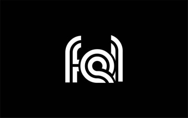 FEL Yaratıcı Eşsiz Modern Harf Logosu Tasarımı. Benzersiz bir harf dizaynına sahip stilize logo, soyut minimalist estetik ve modern cazibe sunar.