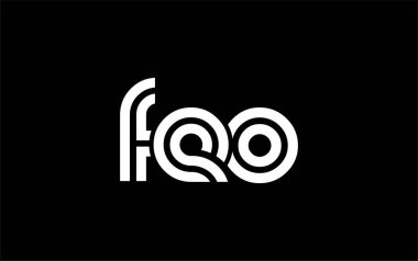 FEO Yaratıcı Eşsiz Modern Harf Logosu Tasarımı. Benzersiz bir harf dizaynına sahip stilize logo, soyut minimalist estetik ve modern cazibe sunar.