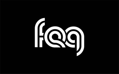 FEQ Yaratıcı Eşsiz Modern Harf Logosu Tasarımı. Benzersiz bir harf dizaynına sahip stilize logo, soyut minimalist estetik ve modern cazibe sunar.
