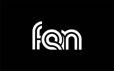 FEN Yaratıcı Eşsiz Modern Harf Logosu Tasarımı. Benzersiz bir harf dizaynına sahip stilize logo, soyut minimalist estetik ve modern cazibe sunar.
