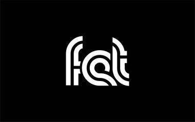 FET Yaratıcı Eşsiz Modern Harf Logosu Tasarımı. Benzersiz bir harf dizaynına sahip stilize logo, soyut minimalist estetik ve modern cazibe sunar.