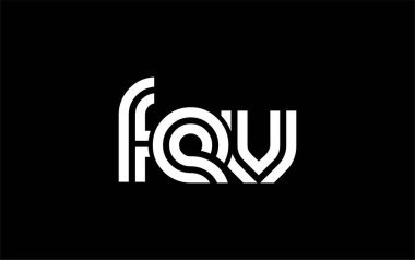 FEV Yaratıcı Eşsiz Modern Harf Logosu Tasarımı. Benzersiz bir harf dizaynına sahip stilize logo, soyut minimalist estetik ve modern cazibe sunar.