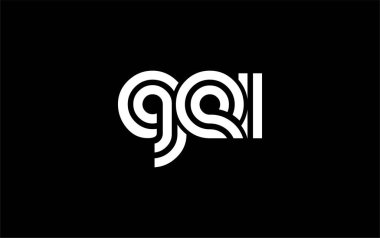 GEI Yaratıcı Eşsiz Modern Harf Logosu Tasarımı. Benzersiz bir harf dizaynına sahip stilize logo, soyut minimalist estetik ve modern cazibe sunar.