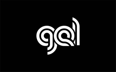 GEL Yaratıcı Eşsiz Modern Harf Logosu Tasarımı. Benzersiz bir harf dizaynına sahip stilize logo, soyut minimalist estetik ve modern cazibe sunar.